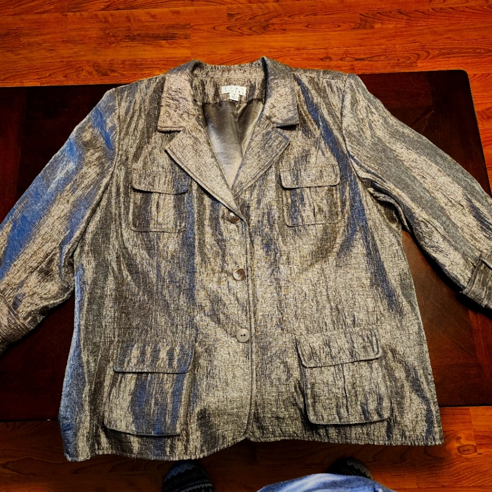 Joan Rivers Silver Jacket